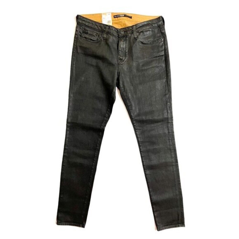 Big Star Alex Skinny Jeans Coated Bronson Stretch Leather Effect SZ 30 NWT